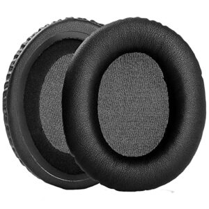 JULONGCR Cloud 2 Earpads Replacement Pad Cloud ii Ear Pads Cups Cushions Leather Muffs Covers Parts Compatible with HyperX Cloud II Gaming Headset. (Black)