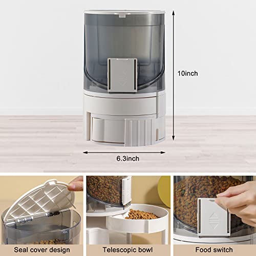 Pet Water Dispenser Without Electricity Unplugged Automatic Water Bowl Dispenser Gravity Water Dispenser for Cats Water Self Feeder Dog Fountain Dogs Bowl Bottles for Kitten Puppy