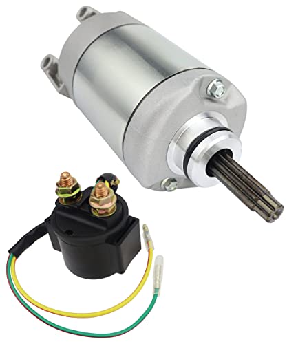 Soarider Starter & Relay for Honda TRX400EX Sportrax 2005-2008 TRX400X Sportrax 400X 2009-2014, 31200-HN1-A41 18855 410-54119 SMU0411 495297 HA-123