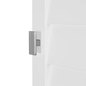 RiverRidge Brookfield Bathroom Shutter Door Over-The-Toilet Spacesaver Freestanding Storage Cabinet, White