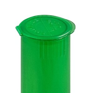 116mm Airtight Storage Tube Container - Green 10 Pack