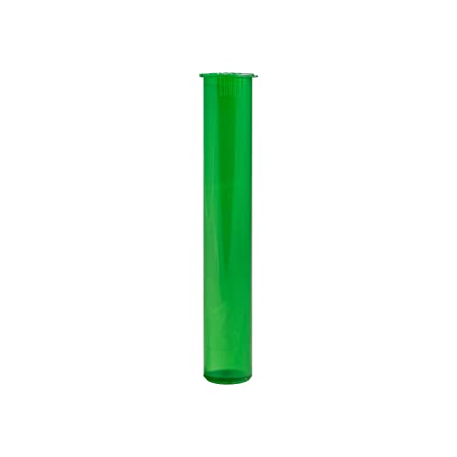 116mm Airtight Storage Tube Container - Green 10 Pack