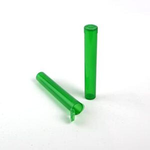 116mm Airtight Storage Tube Container - Green 10 Pack