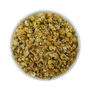 GuineaDad Organic Guinea Pig Herbal Treats - Guinea Pig Food with Convenient Packaging - Chamomile Flavor - 1.5-oz - Guinea Pig Treats Help With Bonding - High in Nutrition, Good For Digestion - Large