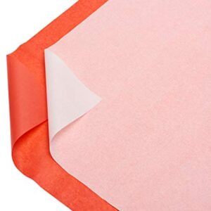 American Greetings 125 Sheets 20 in. x 20 in. Bulk Tissue Paper (Red and White) for Christmas, Birthdays, Holidays and All Occasion