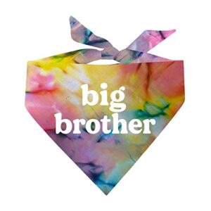 big brother scrunch tie dye triangle dog bandana (assorted colors)