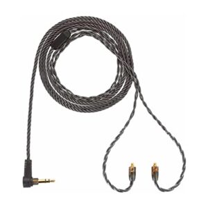 campfire audio super smoky litz iem cable | mmcx cable replacement headphone cable | 3.5mm trs connector