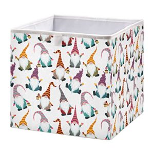 bolaz christmas gnomes seamless closet organizers storage cubes storage bins shelf baskets containers for home kids room toys office,square