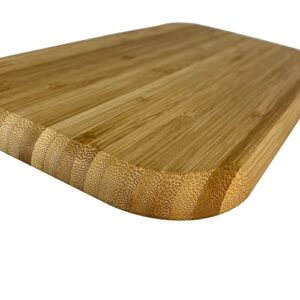 Bamboo Rectangle Serving & Vanity Tray,Decorative Serving Trays Platter for Breakfast in Bed, Lunch, Dinner, Appetizers, Patio, Ottoman, Coffee Table, BBQ, Party