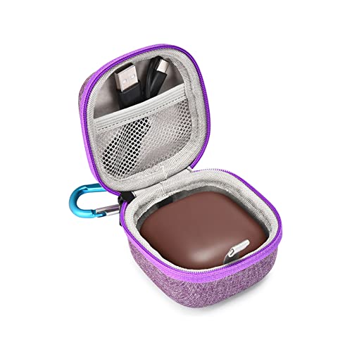 Rummyluck Protective Hard Case Compatible with Beats Fit Pro x Kim Kardashian/Fit Pro, Portable Box with Carabiner, Purple