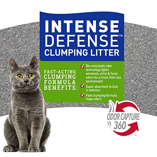 Nature's Miracle Nature’s Miracle Intense Defense Odor Control Litter, 40 Pounds, Odor Control