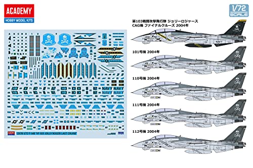 Academy 1/72 US Navy F-14B Tomcat VF-103 Jolly Rogers Plastic Model 12578