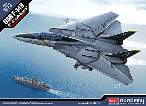 Academy 1/72 US Navy F-14B Tomcat VF-103 Jolly Rogers Plastic Model 12578