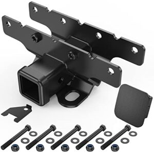 ifoka 2 inch rear bumper tow trailer hitch receiver kit compatible with jeep wrangler (fit 18-22 jl (not for jk))