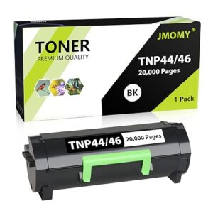 jmomy tnp44 tnp46 toner cartridge replacement for konica minolta tnp 44 tnp-44 tnp 46 tnp-46 a6vk01f a6vk01w work with for bizhub 4050 4750(20,000 pages, 1 pack)