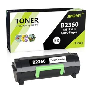 compatible b2360dn toner cartridge (m11xh 331-9805) replacement for dell b2360dn toner cartridge b3460dn b2360d b3465dn b3465dnf(8,500 pages, 1 pack) (bk)