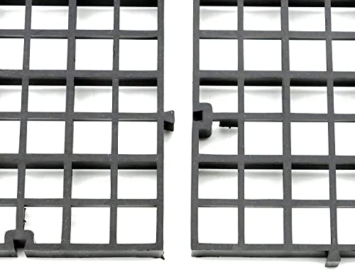 ALEGI 12 Pcs Aquarium Fish Tank Divider Plastic Egg Crate Aquarium Filter Bottom Tray Grid Isolation Board Partition Net Pane Separator (L 12pcs Black)