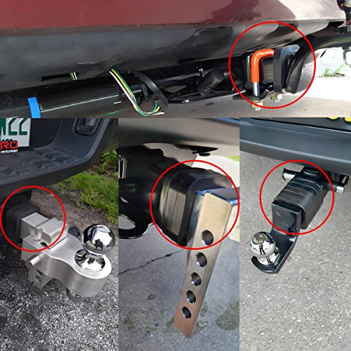 3PCS 2 Inch Hitch Receiver Silencer Pad, Fit for Adjustable Ball Mounts, Eliminate Noise and Provide Cushion Between Receivers and Tow Hitches, Reduce Rattle Pad Fits Trailer Hitch Receiver