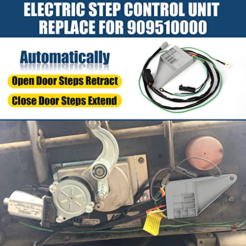 B.ZSSY 909510000 Electric Step Control Unit Assembly Compatible for RV and Travel Trailers IMGL/9510 Step Controller Module