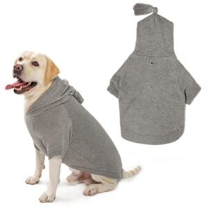 furryilla dog hoodies dog sweaters for small medium large dogs with leash hole, small medium large big dog christmas warm easy on sweater coats hooded sweatshirt fleece dog hoodies