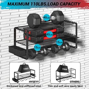 HYSEYY Power Tool Organizer Heavy Duty Garage Organization and Storage for Handheld & Power Tools | Drill Holder Wall Mount | Tool Holder Wall Mount for Garage, Workshop