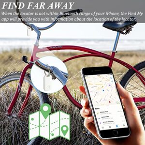 1PCS Smart Tracker Works with Apple Find My, Super Small Wireless Powerful Item Locator, Remote Keys Finder, Waterproof Tracking Device for Keys, Wallet, Pet, Bag, Backpack, Luggage and More, iOS ONLY