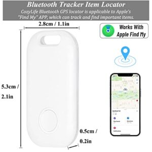 1PCS Smart Tracker Works with Apple Find My, Super Small Wireless Powerful Item Locator, Remote Keys Finder, Waterproof Tracking Device for Keys, Wallet, Pet, Bag, Backpack, Luggage and More, iOS ONLY