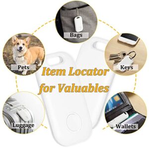 1PCS Smart Tracker Works with Apple Find My, Super Small Wireless Powerful Item Locator, Remote Keys Finder, Waterproof Tracking Device for Keys, Wallet, Pet, Bag, Backpack, Luggage and More, iOS ONLY