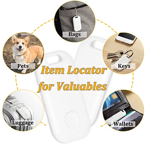 1PCS Smart Tracker Works with Apple Find My, Super Small Wireless Powerful Item Locator, Remote Keys Finder, Waterproof Tracking Device for Keys, Wallet, Pet, Bag, Backpack, Luggage and More, iOS ONLY