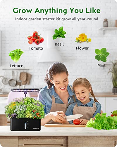 GardenCube 166pcs Hydroponic Pods Kit: Grow Anything Kit with 40 Grow Sponges, 40 Grow Baskets, 40 Grow Domes, 40 Pod Labels, 6 A&B Plant Food - Compatible with Hydroponics Supplies from All Brands