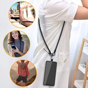 Bugu Bird Cell Phone Lanyard Crossbody, 2 Packs Phone Lanyard, with Phone Wrist Strap Compatible with with Most Phones/Key Holder/ID Card Holder/AirPods Case Holder.