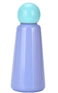 fafaxoxo 17 oz about 500 ml stainless steel water bottle - vacuum insulated water bottle -hot&cold drink metal water flask,bpa free (blue purple)