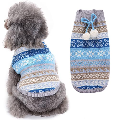 Pet Clothes for Medium Dogs Male Pet Clothes Christmas Snowflake Pattern Sweater Pet Clothing Cute Pet Supplies