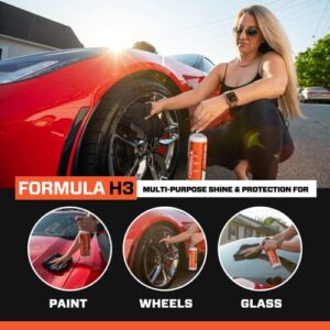 Formula H3 Nano Ceramic Coating For Cars - Car Wax Nano Spray 16oz - Nano Ceramic Spray Coating for Cars - Ceramic Spray Wax - Ceramic Car Coating Spray