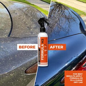 Formula H3 Nano Ceramic Coating For Cars - Car Wax Nano Spray 16oz - Nano Ceramic Spray Coating for Cars - Ceramic Spray Wax - Ceramic Car Coating Spray