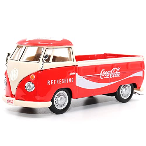 1:43 Scale 1962 Volkswagen T1 Pickup Red/White