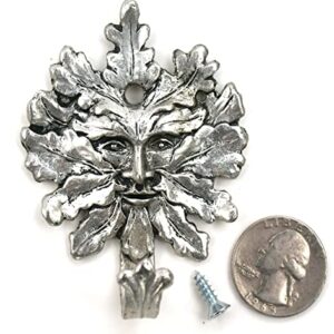 Greenman Wall Mounted Hook Hangs Clothes, Keys, Bathrobes,Tools, and More (Silver)