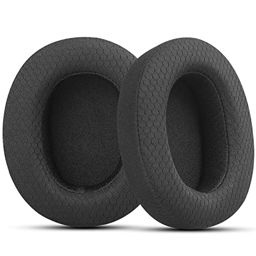 Replacement Ear Pads for Sennheiser HD4.50BT HD4.50BTNC HD4.40BT Headsets Earpads Replacement, Earpads Cushions for Sennheiser HD4.50BT, Soft and Comfortable Sponge, Black Mesh Fabric