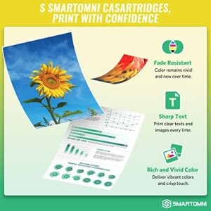 S SMARTOMNI Compatible Toner Cartridges Replacement for Canon 054 054H CRG-054H High Yield use for Canon Color imageCLASS LBP620 LBP622Cdw LBP623Cw MF640C MF641Cw MF642Cdw MF644cdw MF645Cx 4 Packs