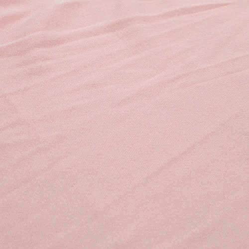 Texco Inc Polyester Interlock Lining 2 Way Stretch/Decoration, Apparel, Home/DIY Fabric, Coral Dusty Pink 257 2 Yards