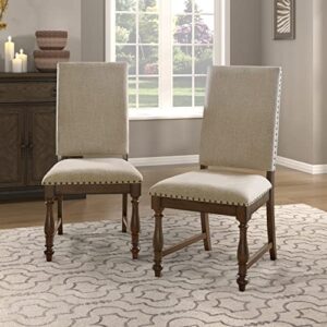 lexicon silverlake dining side chair (set of 2), beige