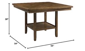 Lexicon Baronscourt Counter Height Dining Table, Light Oak