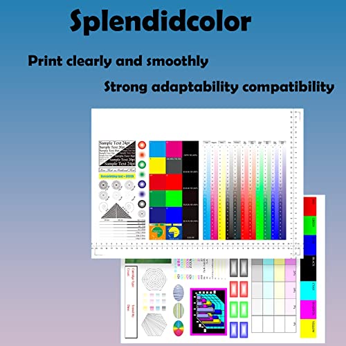 Splendidcolor Remanufactured High Yield 4-Color C310 C315 Toner Cartridge Replacement for Xerox C310 C315 Printer(006R04356 006R04357 006R04358 006R04359).