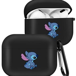 JoySolar for AirPods Pro 2019/Pro 2 Case 2022 Cute Cartoon Kawaii Cases for Apple AirPod Air Pods Pro Cover Cool Fun Funny Design Character Soft IMD Coves for Girls Girly Boys (Blue Stit)