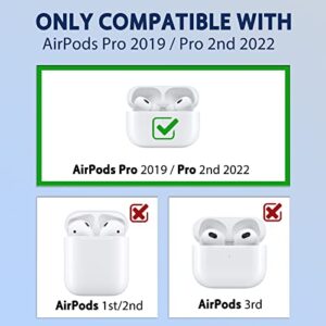 JoySolar for AirPods Pro 2019/Pro 2 Case 2022 Cute Cartoon Kawaii Cases for Apple AirPod Air Pods Pro Cover Cool Fun Funny Design Character Soft IMD Coves for Girls Girly Boys (Blue Stit)