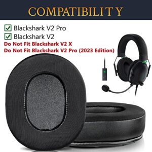 SOULWIT Cooling-Gel Earpads Replacement for Razer BlackShark V2/BlackShark V2 Pro Gaming Headset (Do Not fit New Blackshark V2 Pro, 2023 Edition), Ear Pads Cushions with Noise Isolation Foam