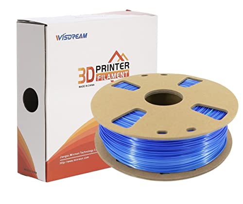 WISDREAM 3D Printer PLA Ice Blue/Sea Blue Gradient Color Filament 1.75mm, Dimensional Accuracy +/- 0.03mm,1kg(2.2 lbs), Fit Most FDM 3D Printer (PLA Ice Blue/Sea Blue Gradient Color)