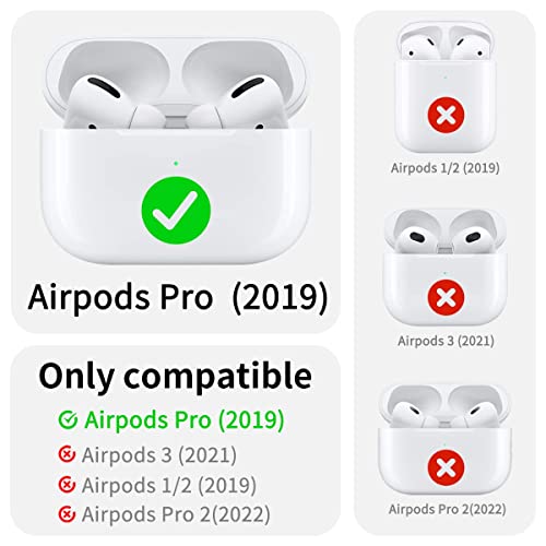 3Pack WQNIDE Cute Case for Airpod Pro, Funny Food Goldfish Rainbow Candy Chocolate Protective Cover, Kawaii Cartoon Soft Silicone Design for Apple AirPods Pro Cases Women Girls Boy Men with Keychain