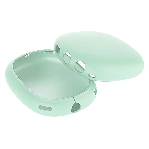 Replacement Soft Silicone Earpads Ear Pads Cushions Protectors Cover Case Accessories Compatible with Apple AirPods Max Headphones (Luminous Green)