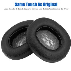 JULONGCR E55BT Earpads Replacement Ear Pads Cushion Cups Muffs Foam Pillow Parts Cover Compatible with JBL E55BT Over-Ear Headphones (Black)